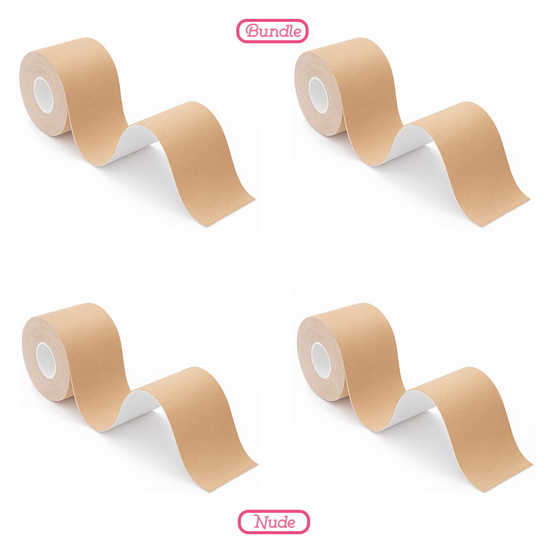 4-Roll Nude Cleavage Tape Bundle