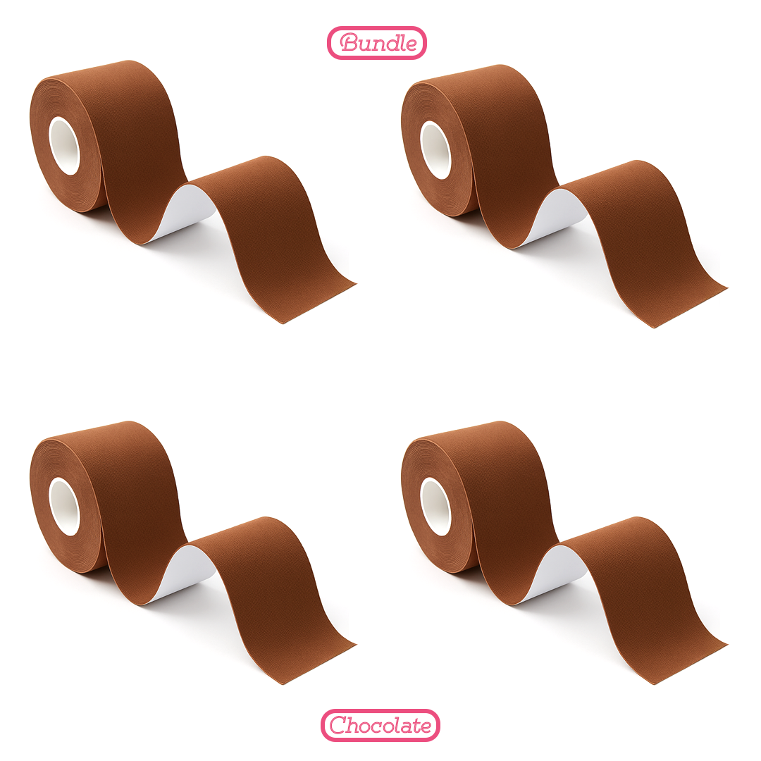 4-Roll Chocolate Cleavage Tape Bundle