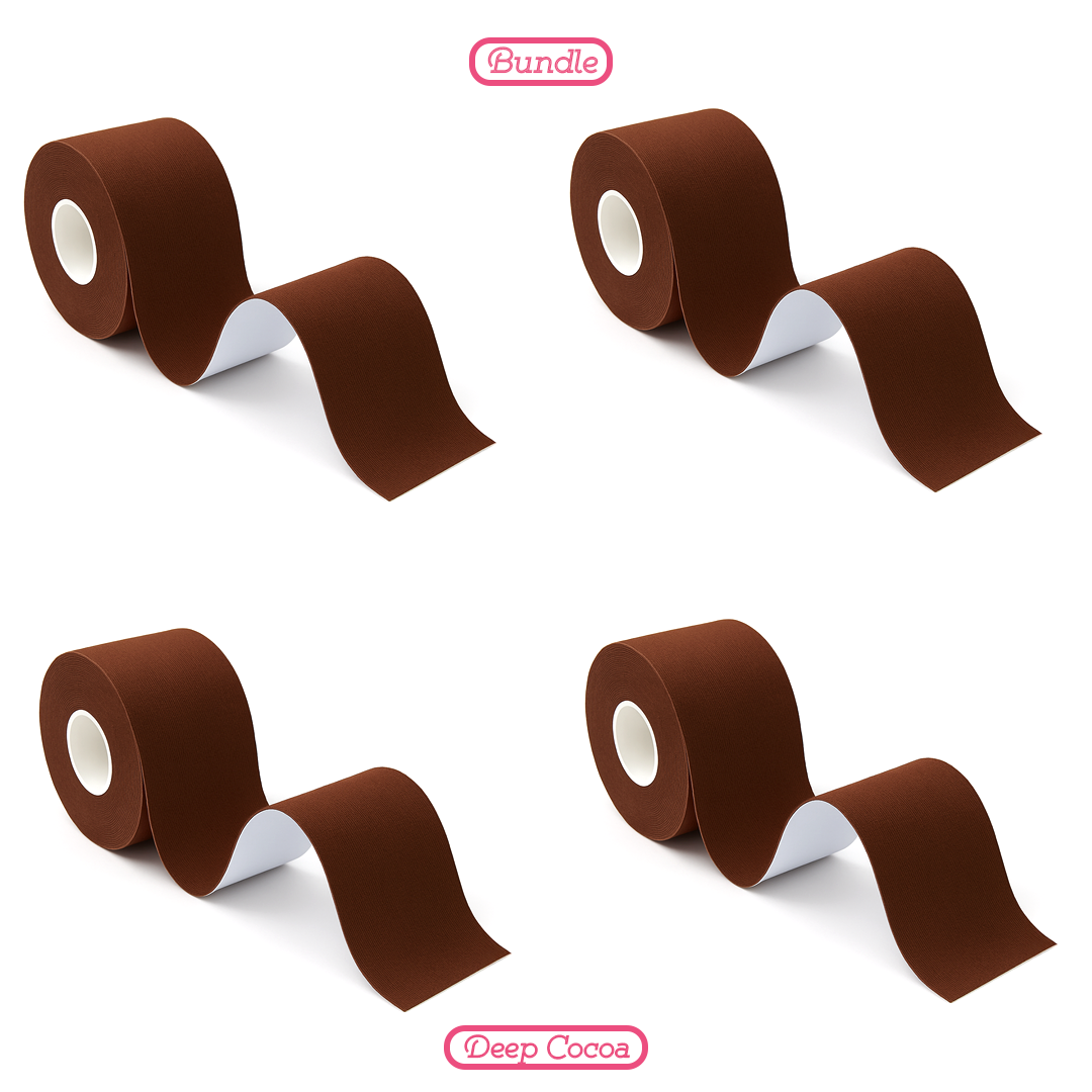 4-Roll Deep Cocoa Cleavage Tape Bundle